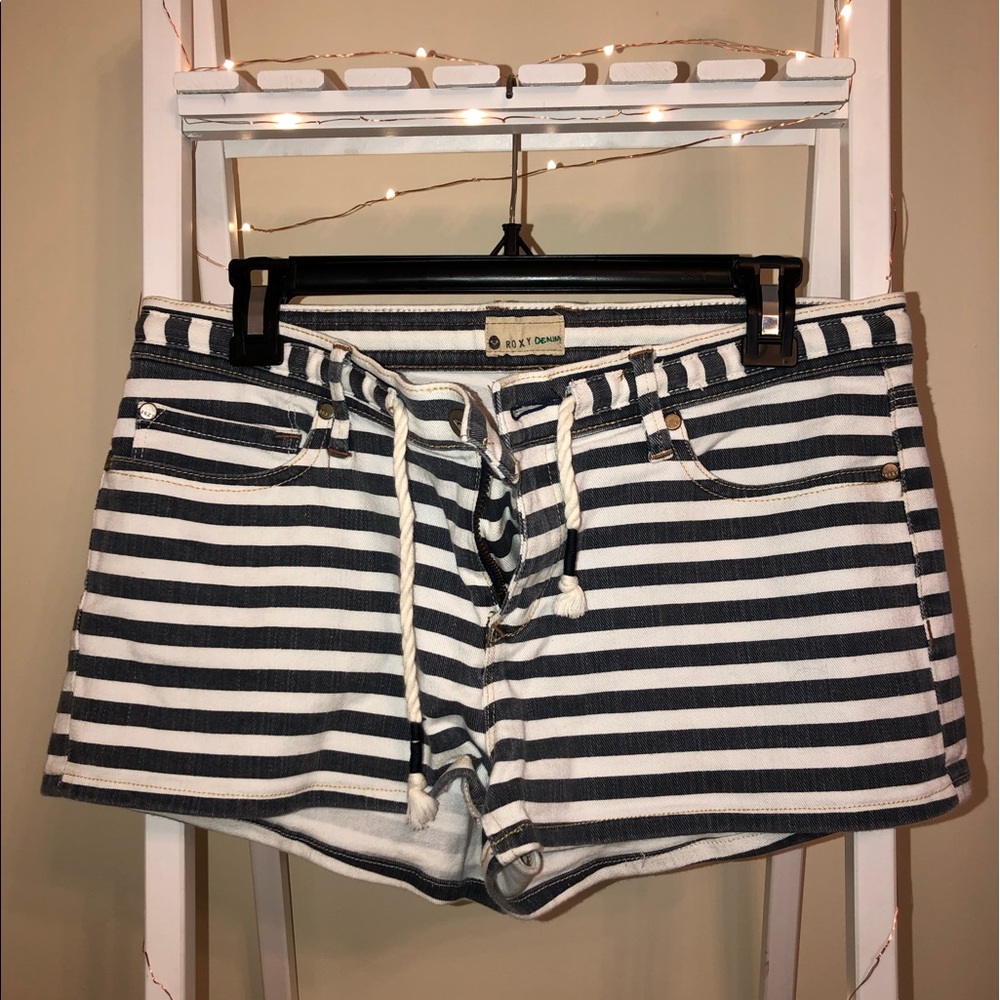 Striped Roxy Shorts